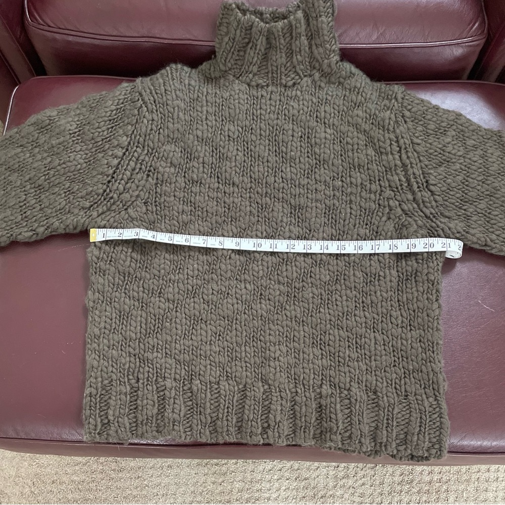 L.L. Bean Women's Wool Sweater - Brown - Picture 7 of 7